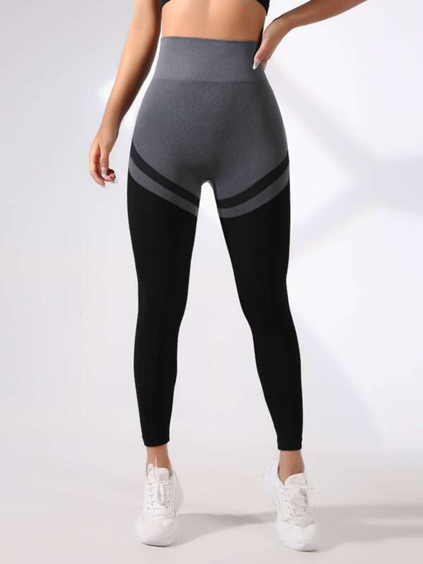 Legging deportivo con bloques de color