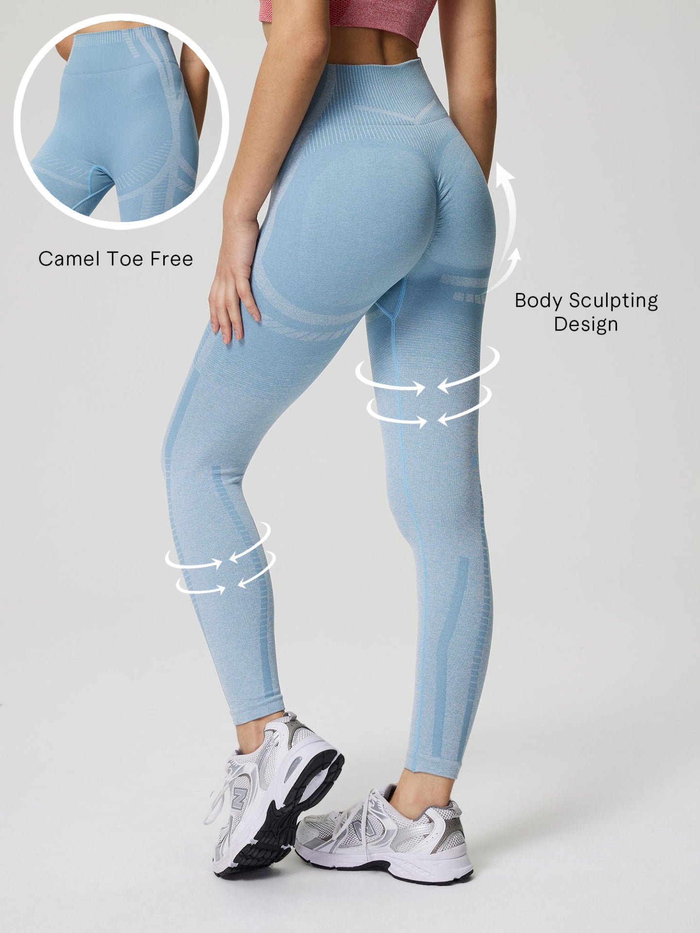 Legging deportivo con bloques de color
