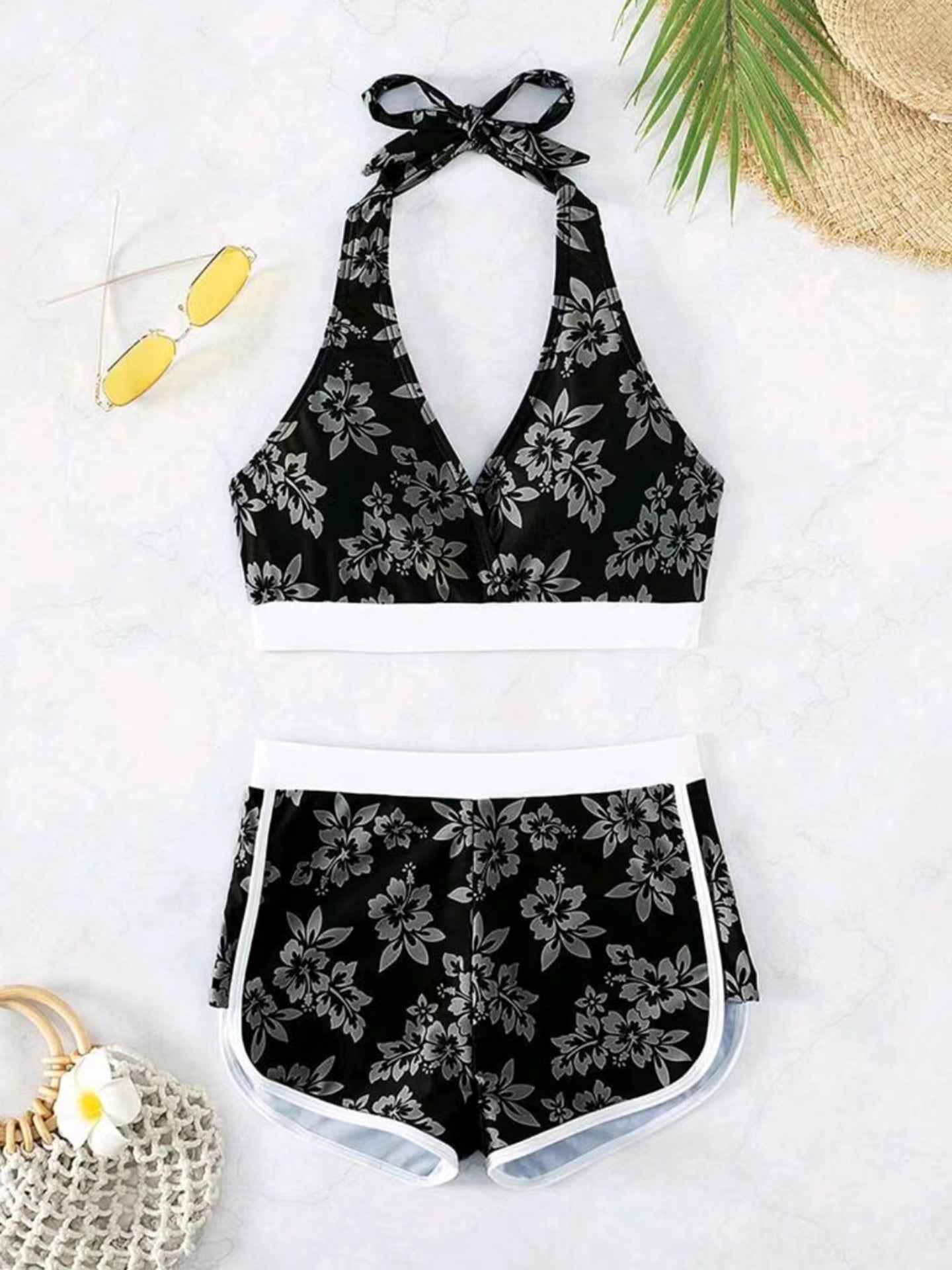 Conjunto de bikini estampado