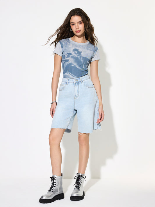 Bermudas denim