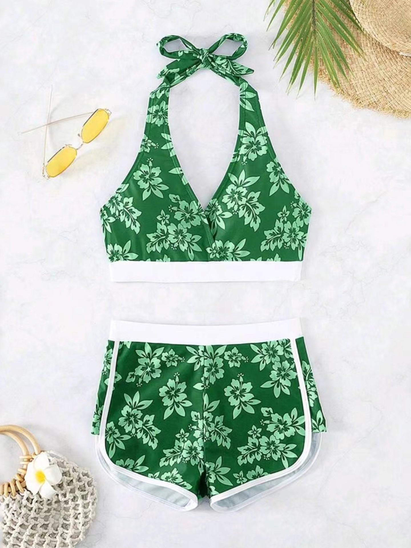 Conjunto de bikini estampado