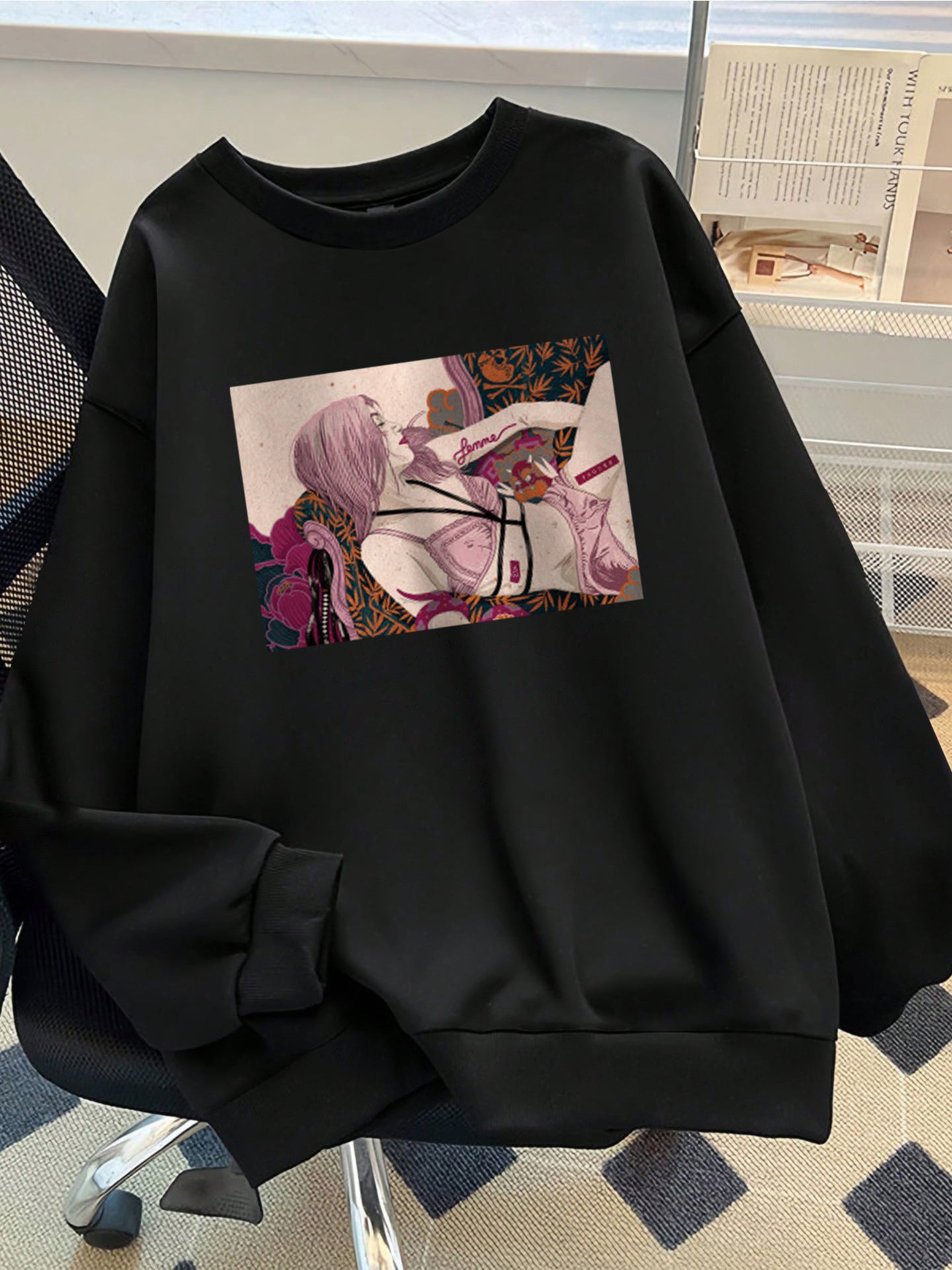 Sudadera estampada