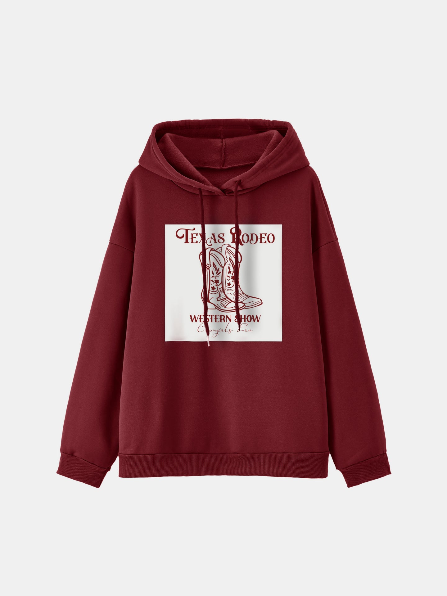 Sudadera con capucha estampada