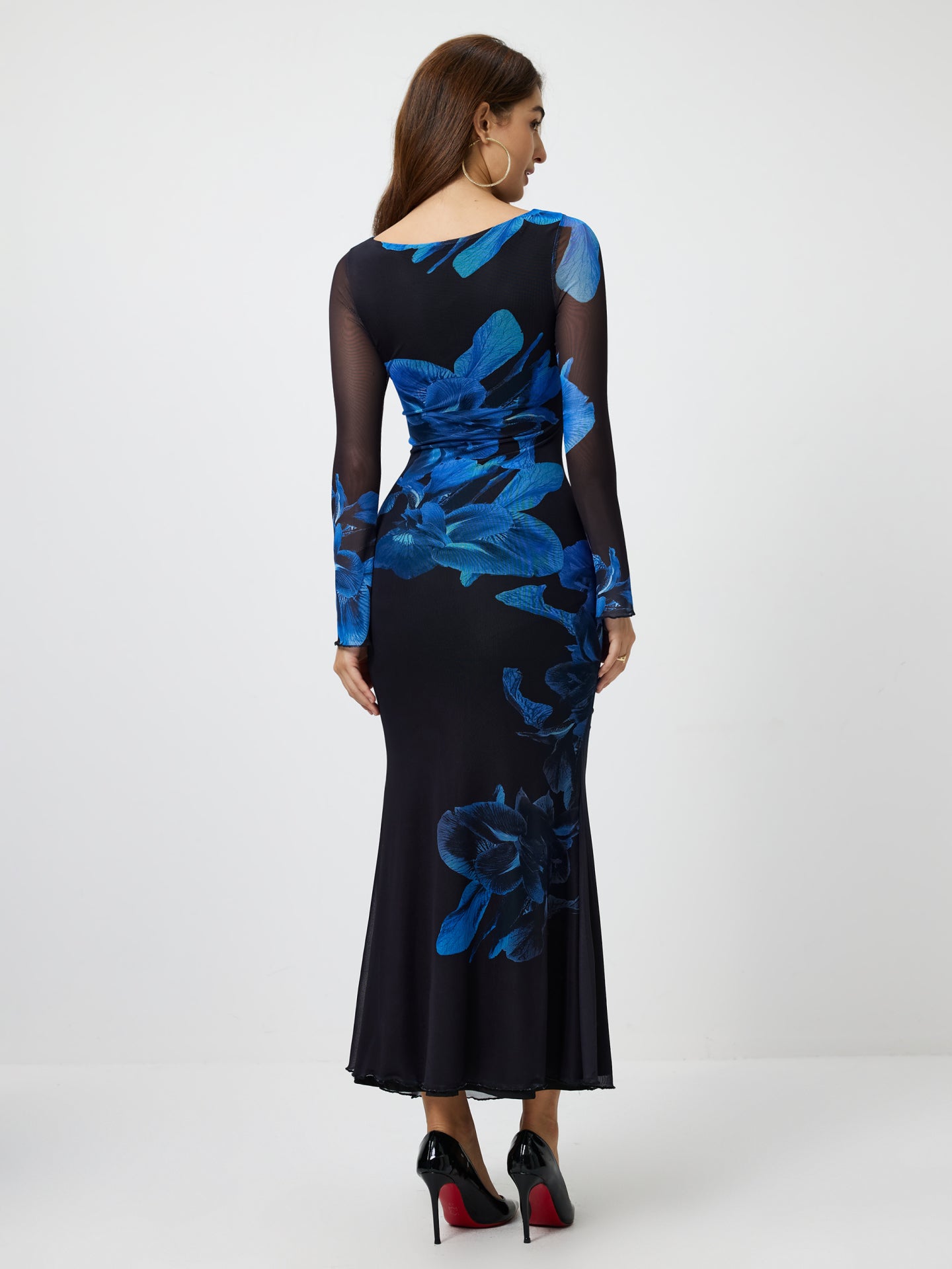 Vestido ajustado floral