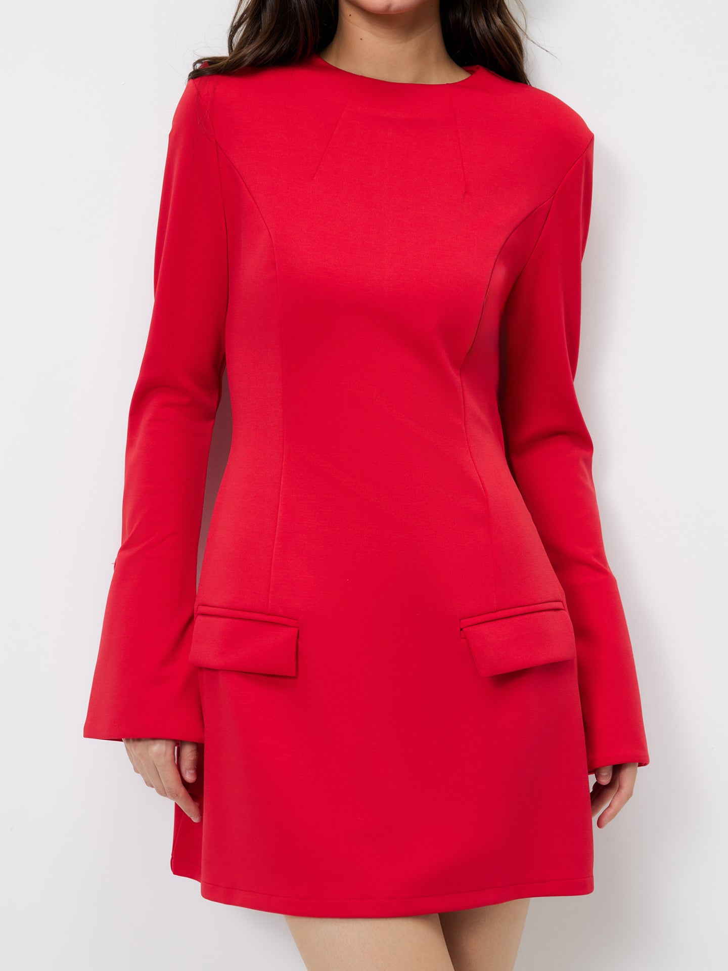 Vestido evasé acampanado