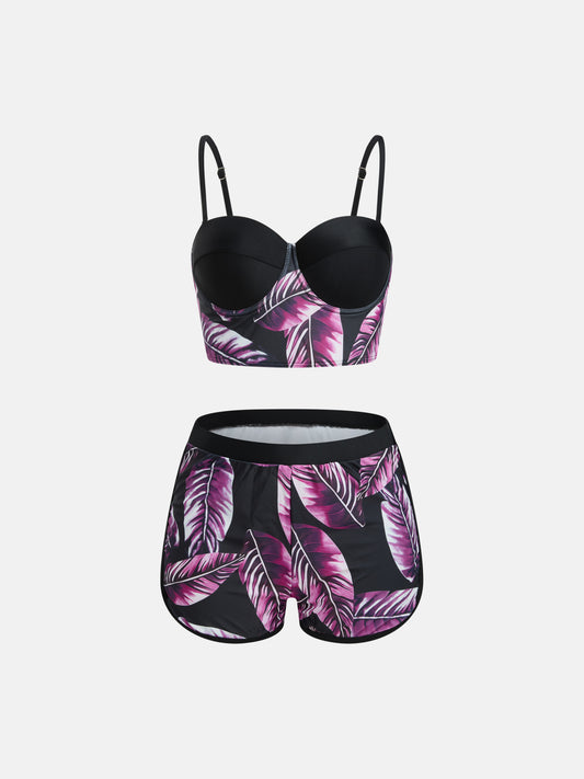 Conjunto de bikini estampado