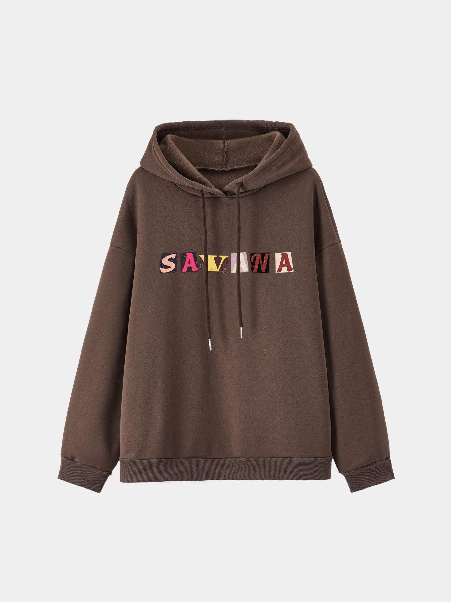 Sudadera con capucha estampada