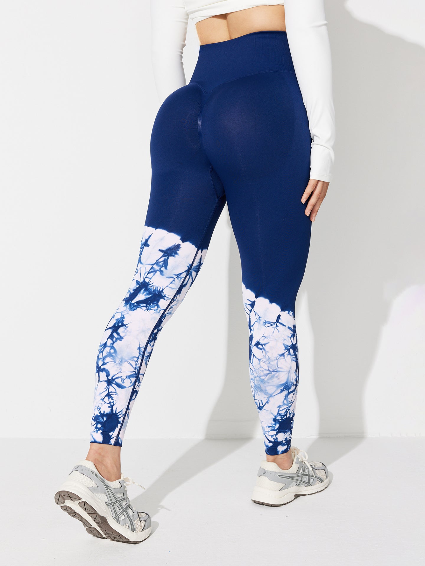 Legging deportivo con bloques de color
