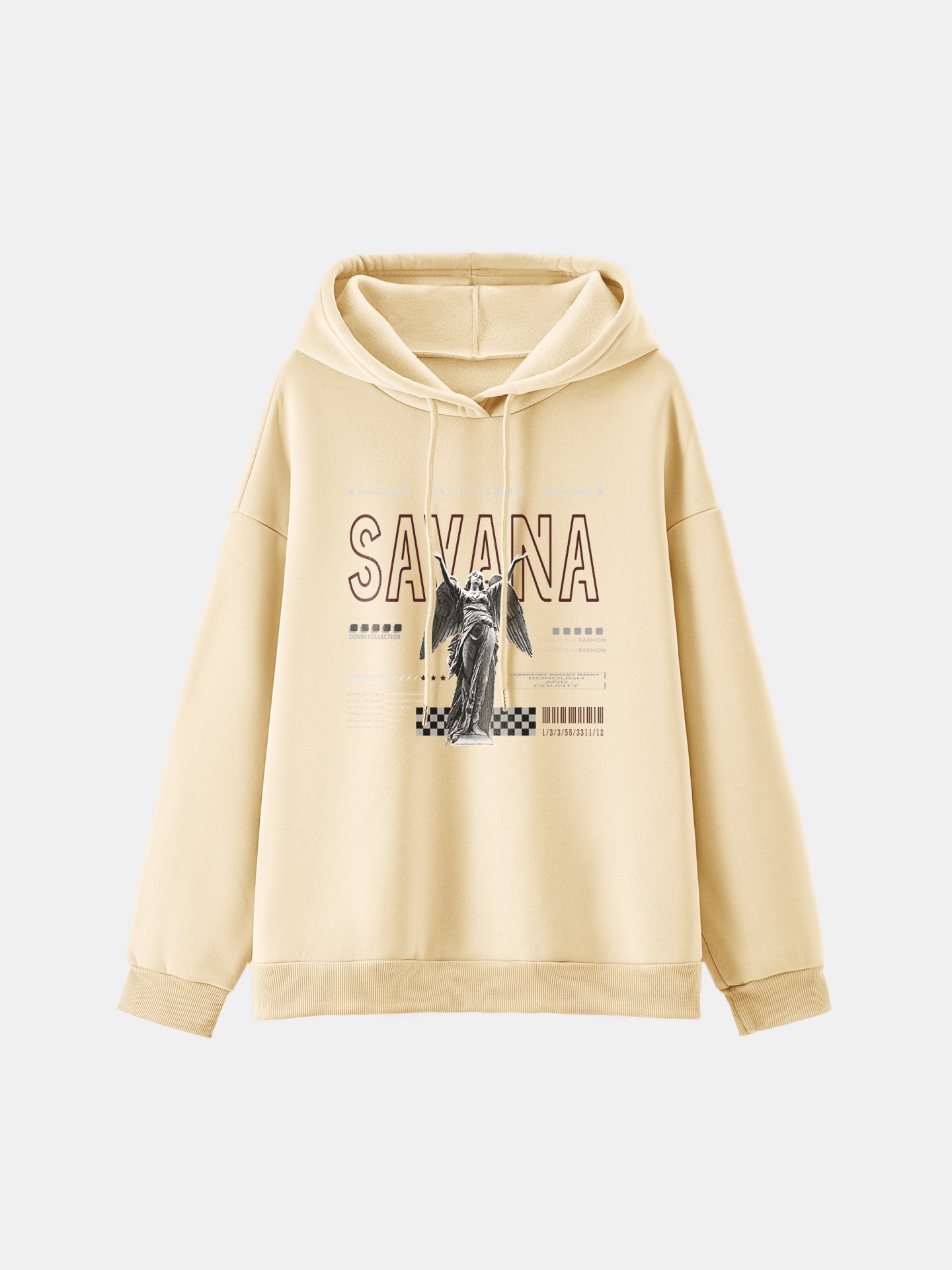 Sudadera con capucha estampada