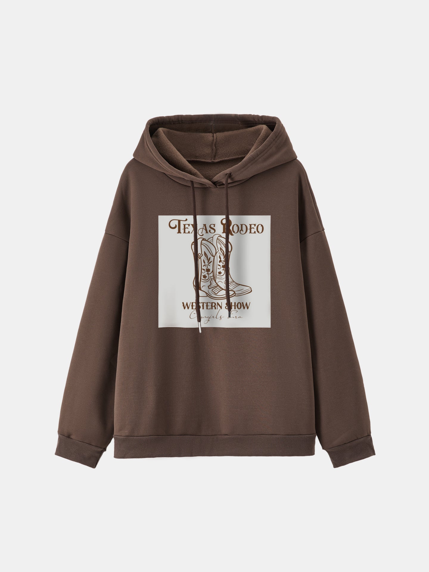 Sudadera con capucha estampada