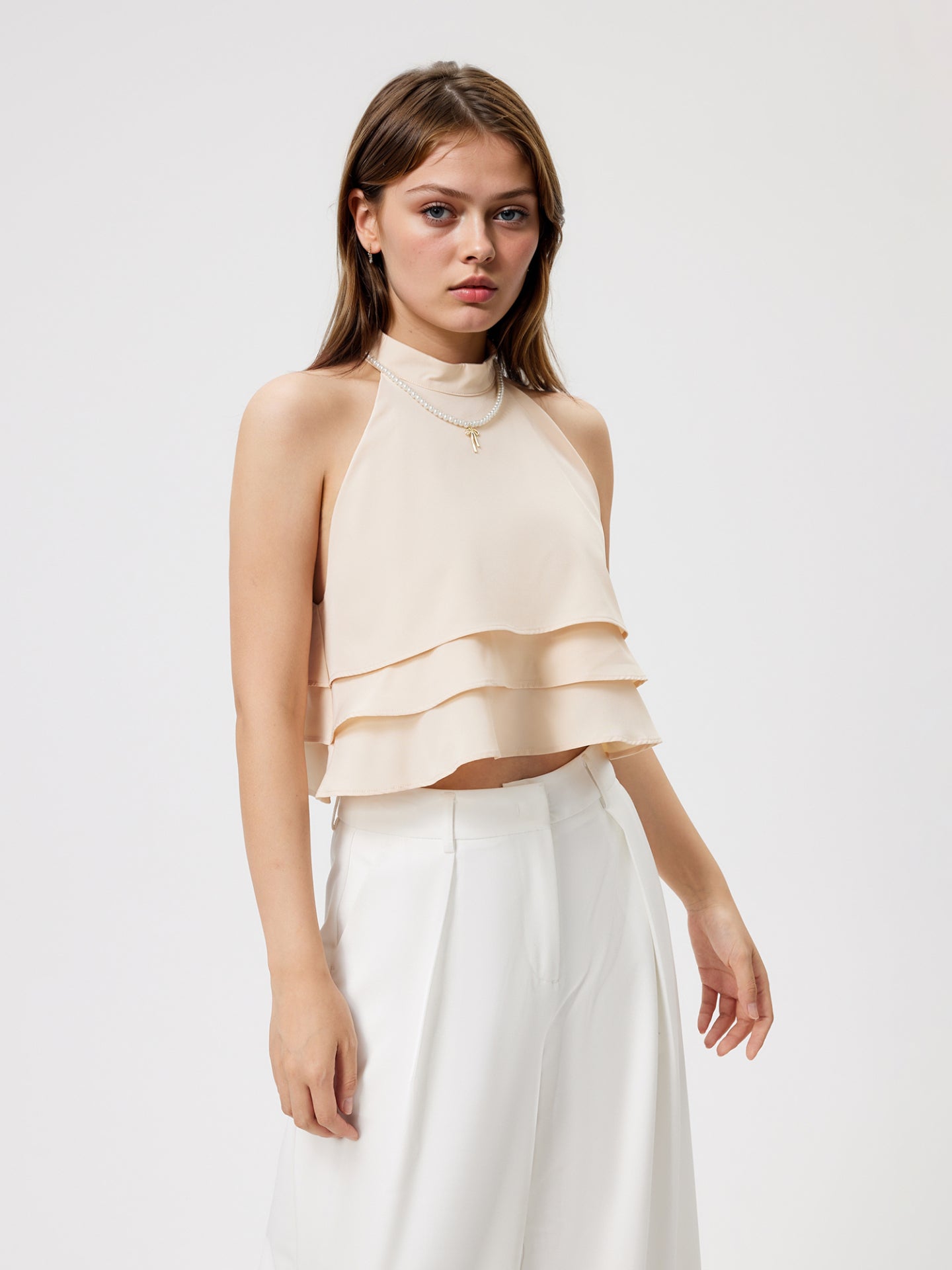 Blusa con volantes