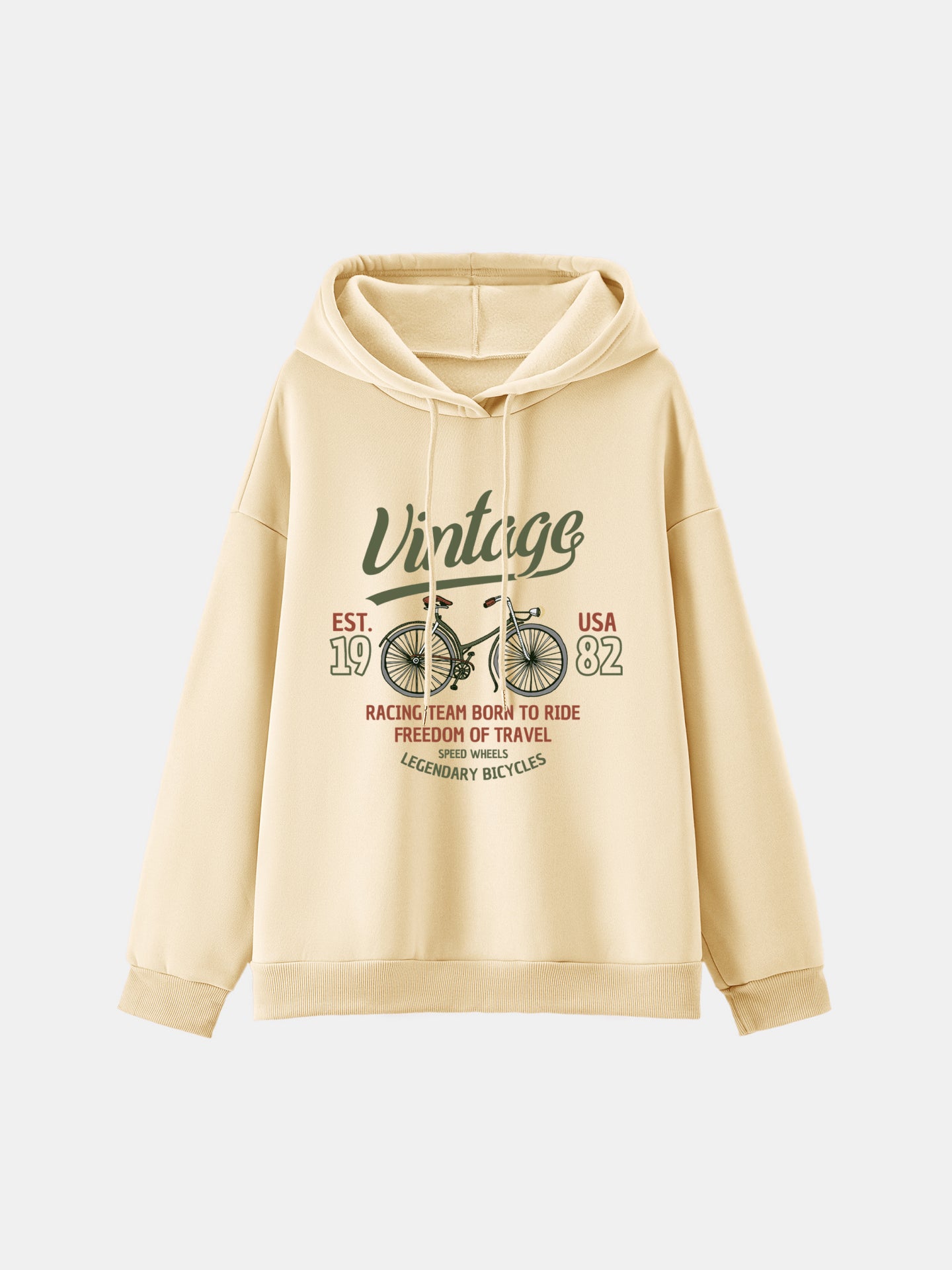 Sudadera con capucha estampada