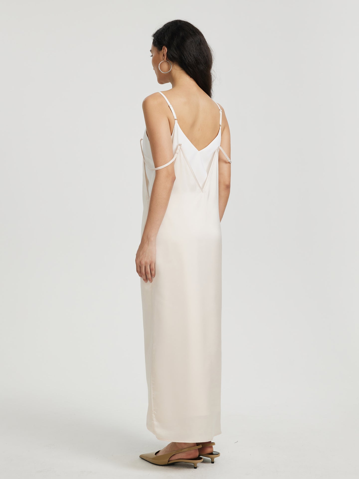 Vestido largo patchwork