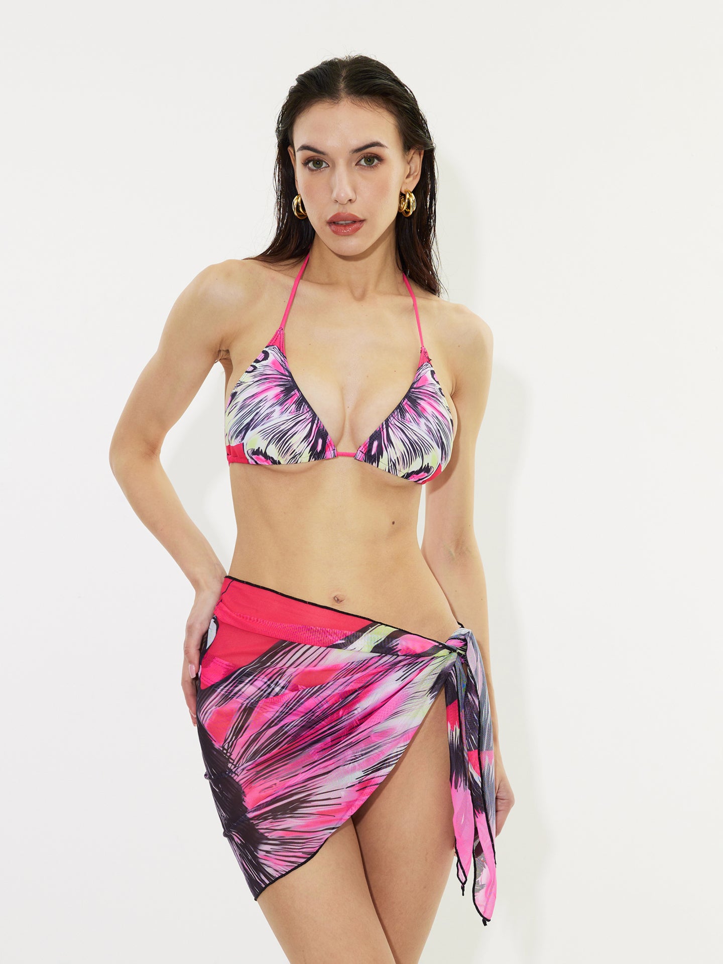 Conjunto de bikini estampado