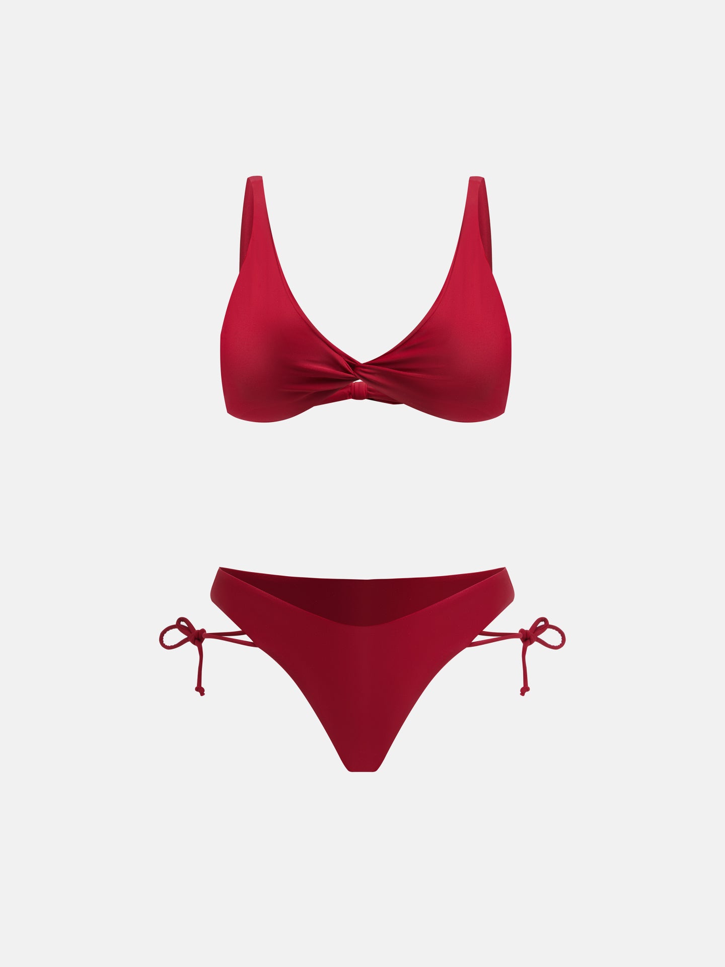 Conjunto de bikini anudado