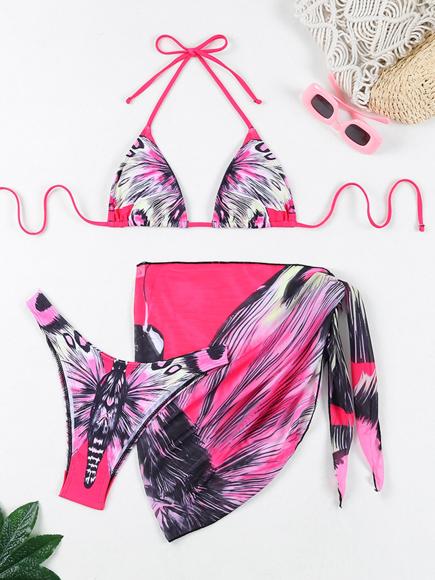 Conjunto de bikini estampado