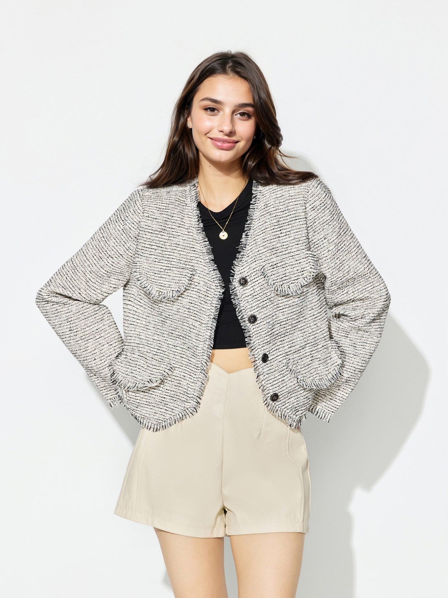 Chaqueta de tweed