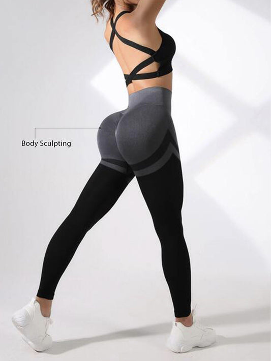Legging deportivo con bloques de color