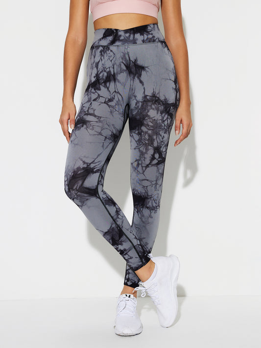 Legging deportivo con bloques de color