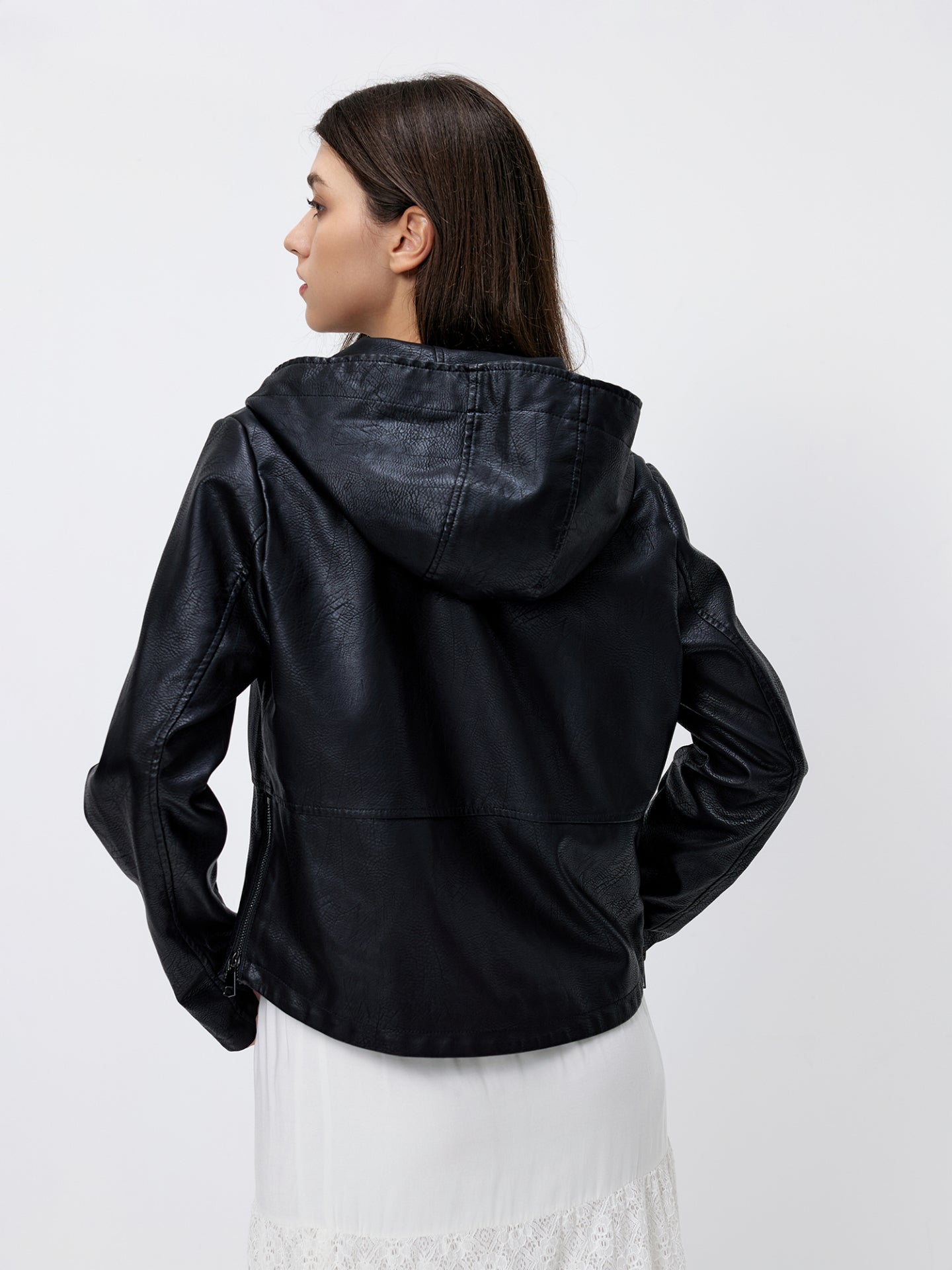 Chaqueta de cuero sintético