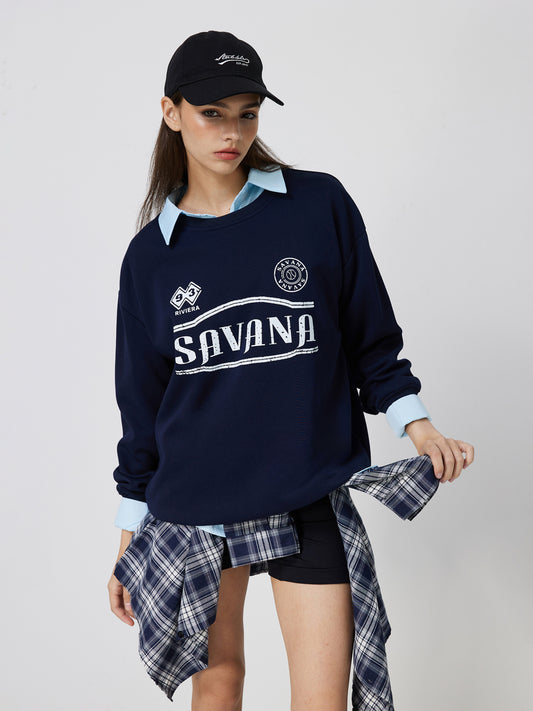 Sudadera estampada