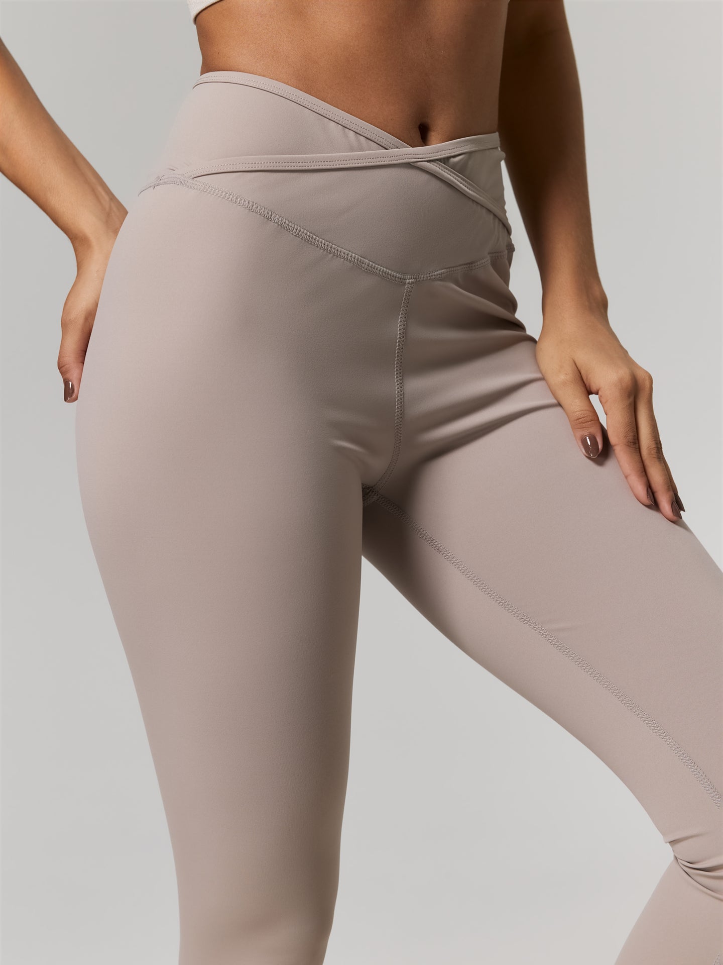 Legging de gimnasio cruzado