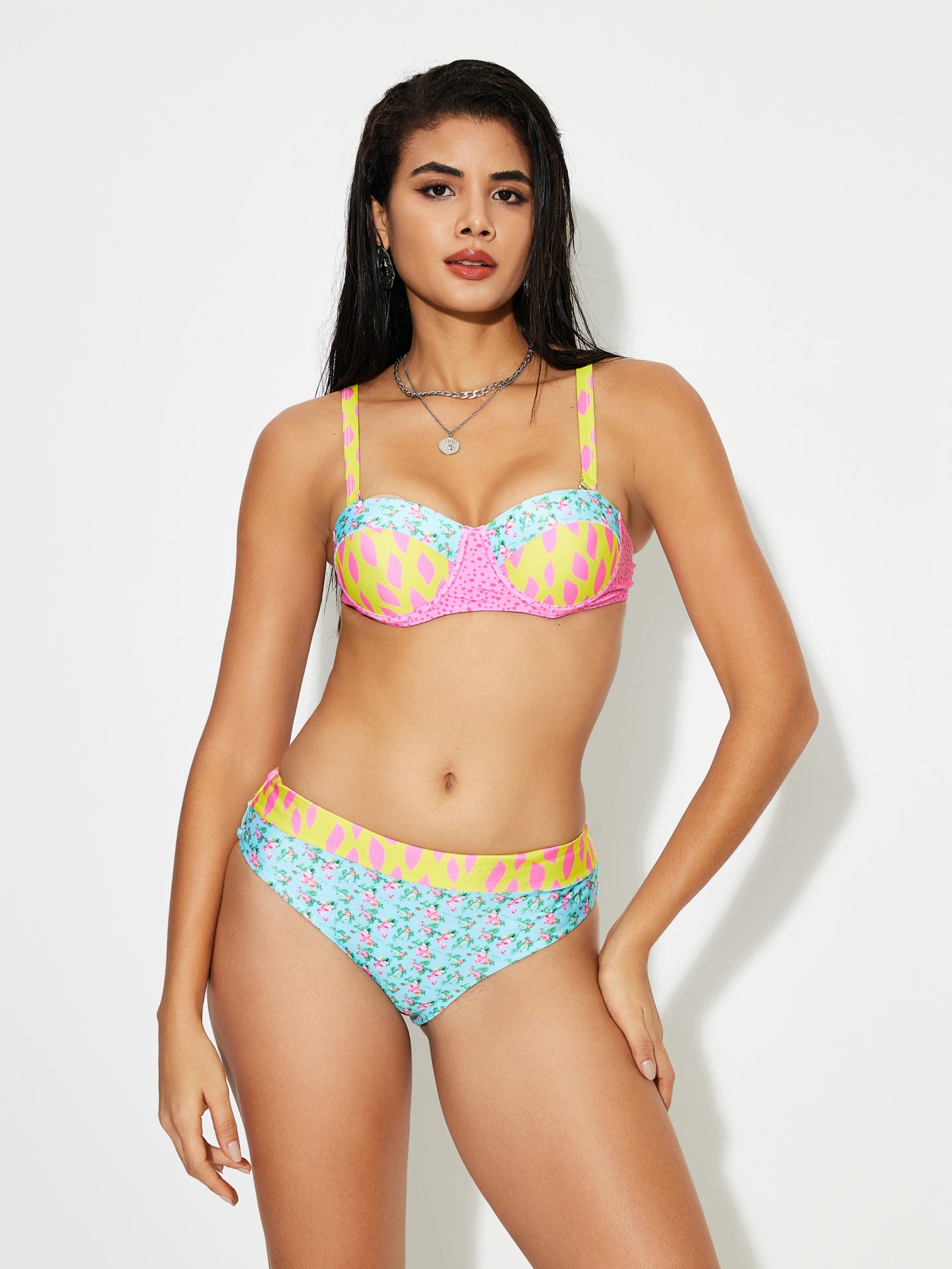 Conjunto de bikini estampado