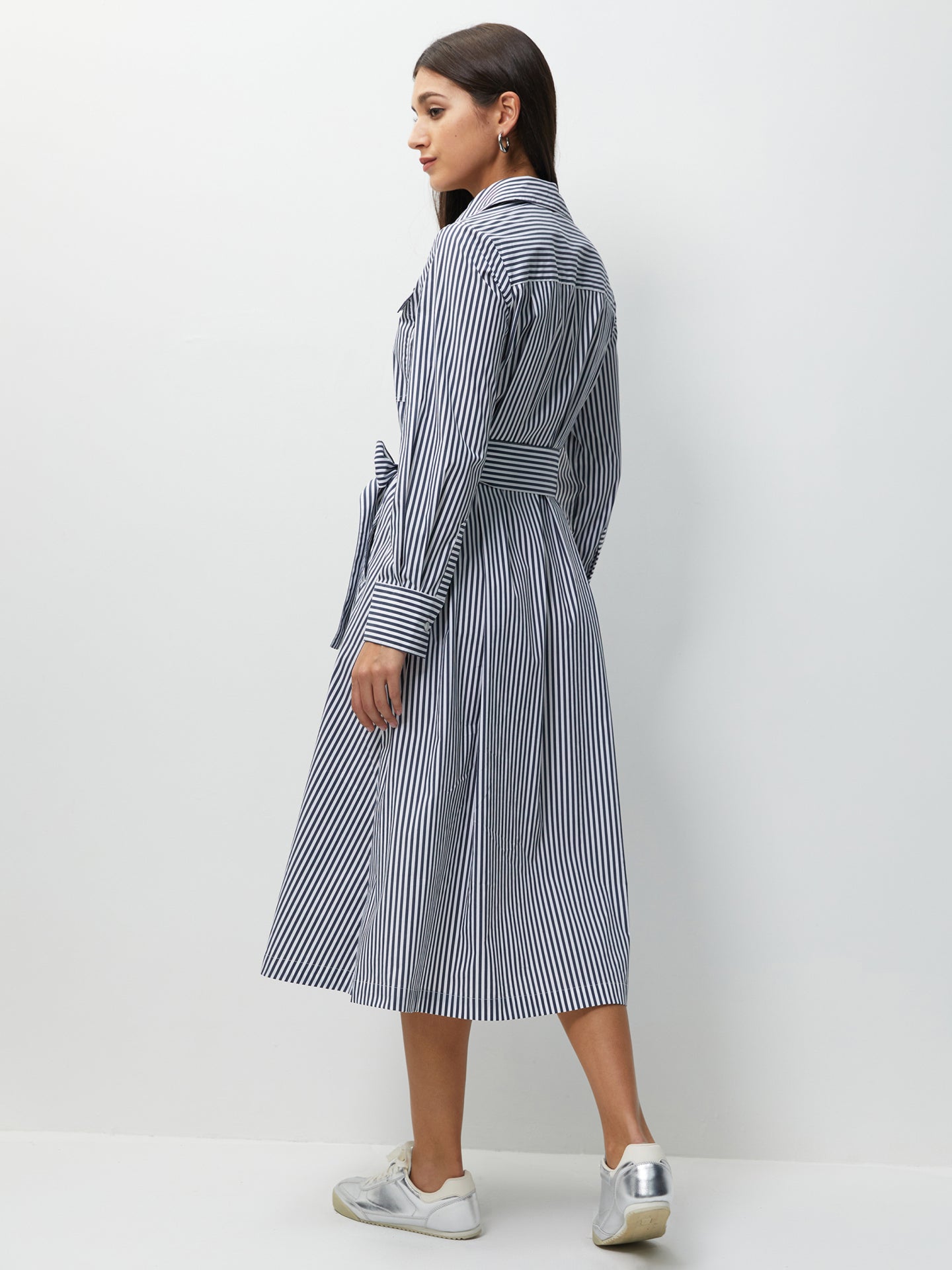 Vestido midi camisero