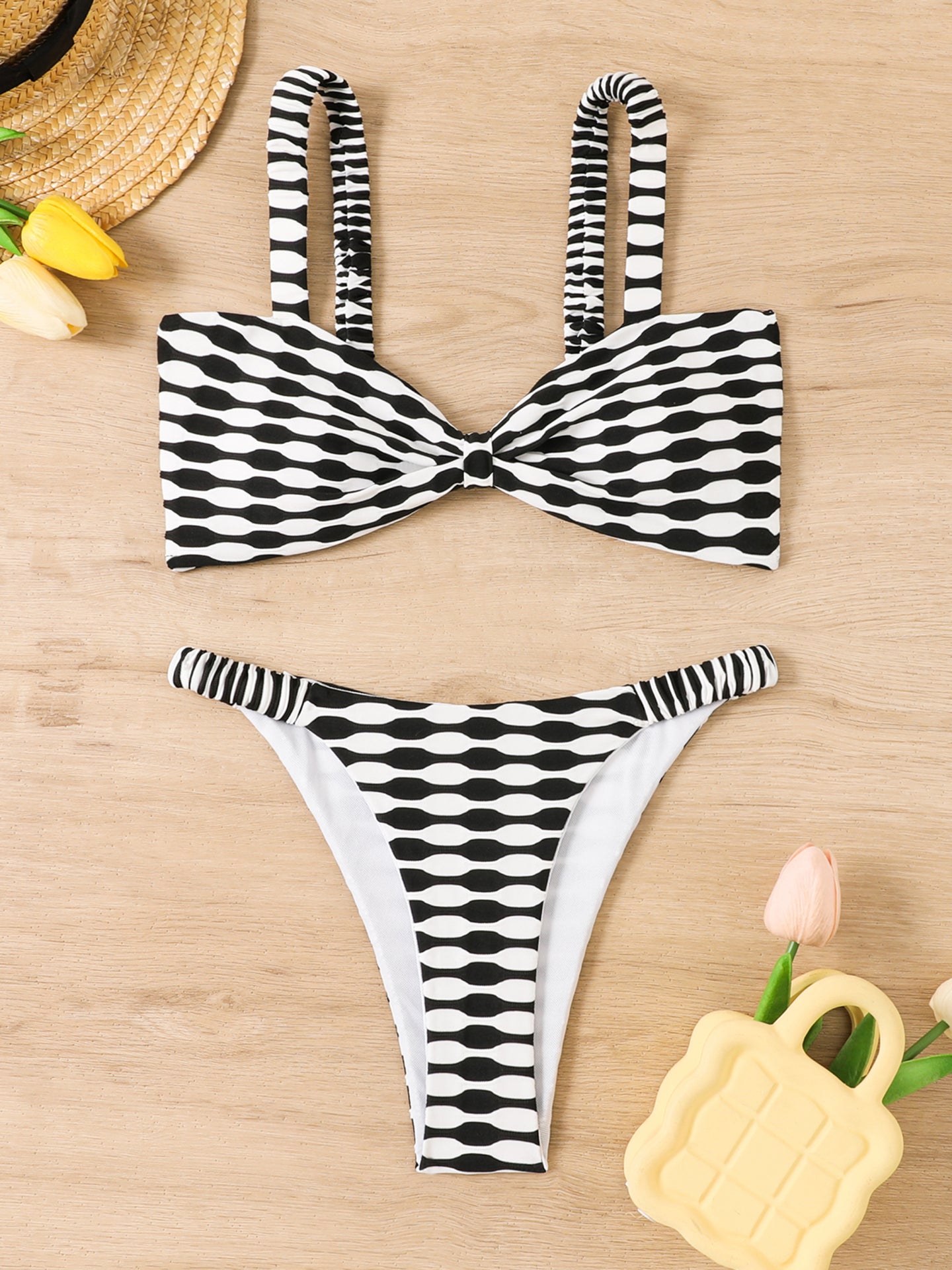 Conjunto de bikini estampado