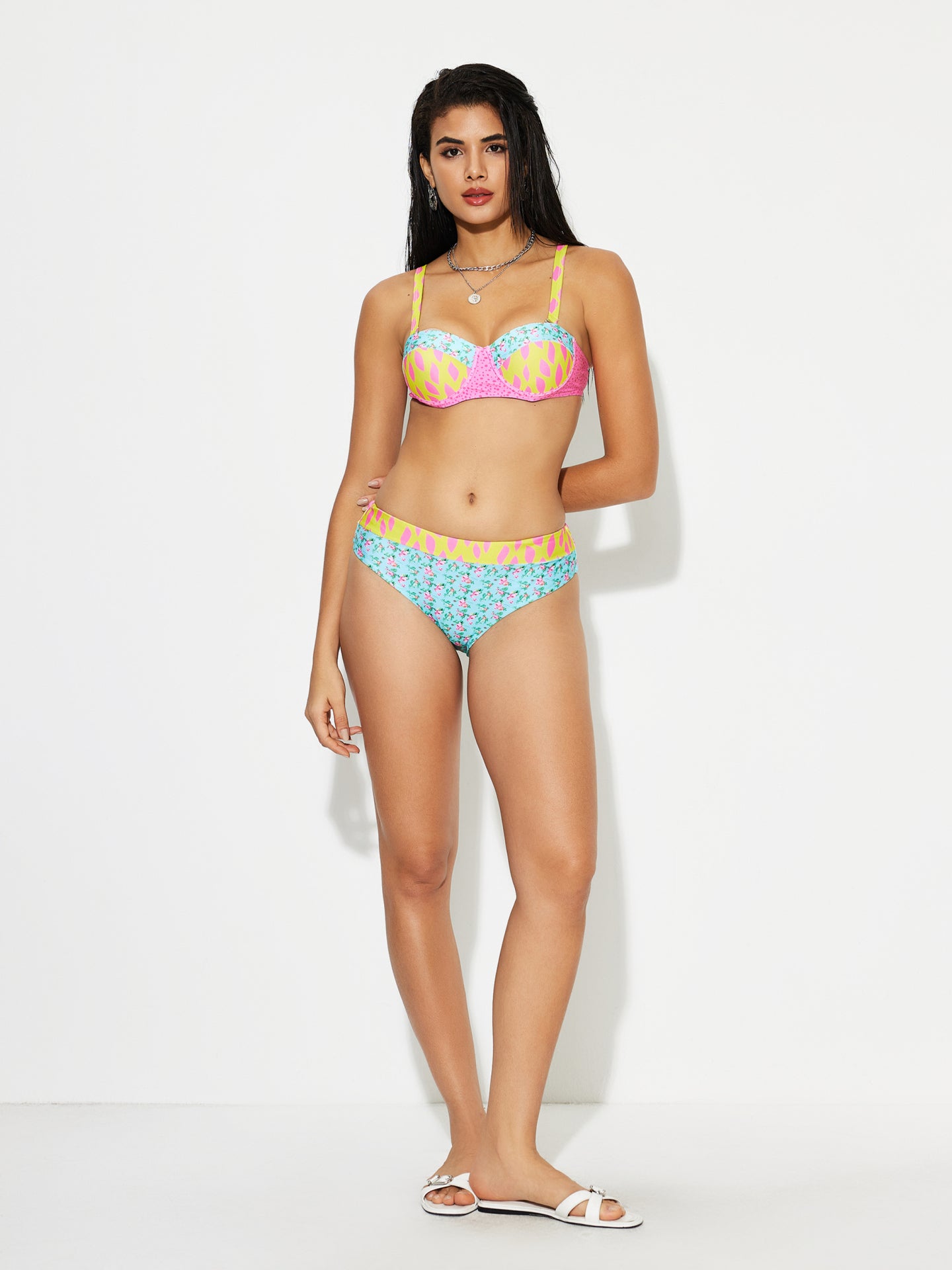 Conjunto de bikini estampado