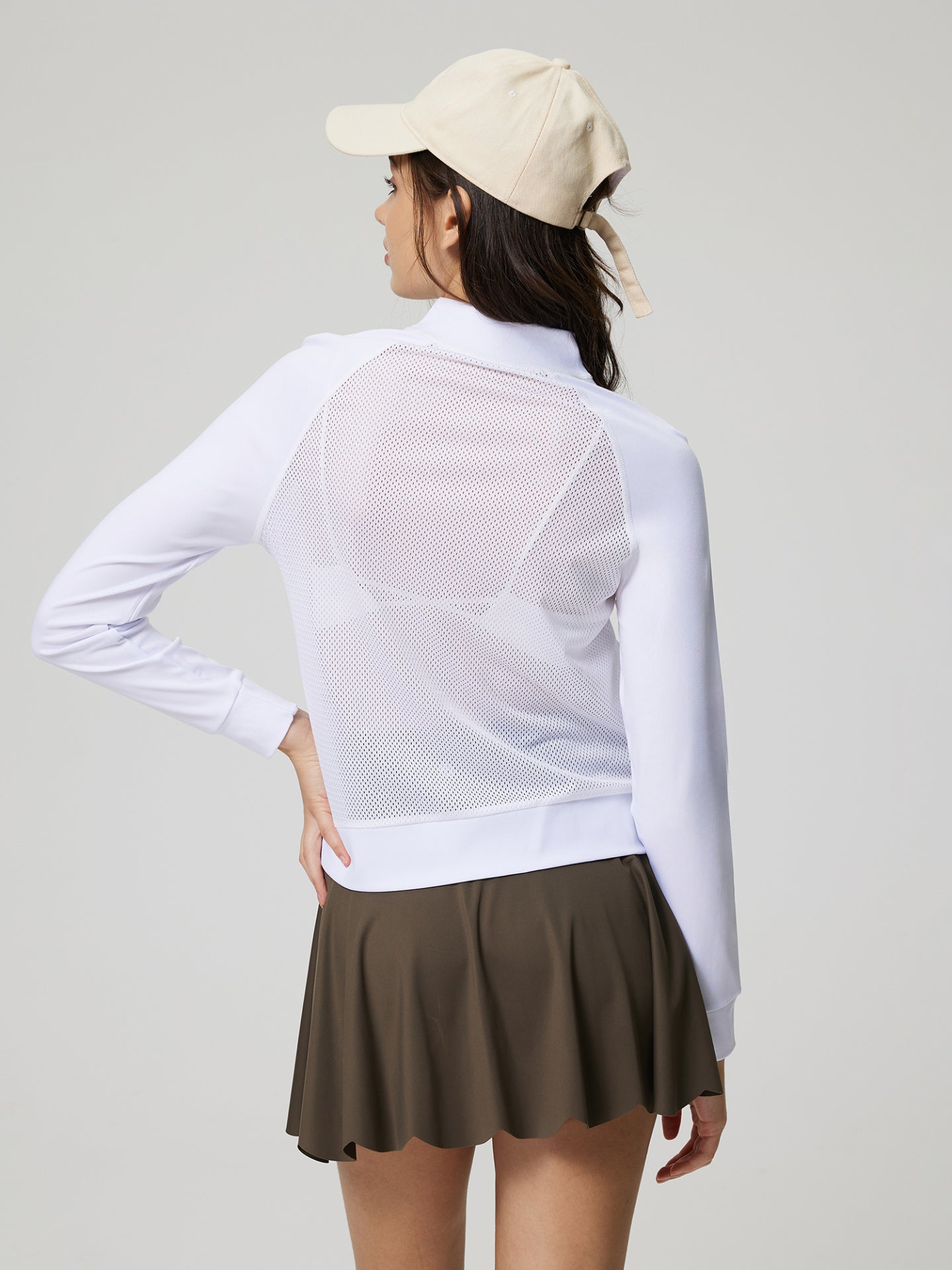 Chaqueta deportiva transparente