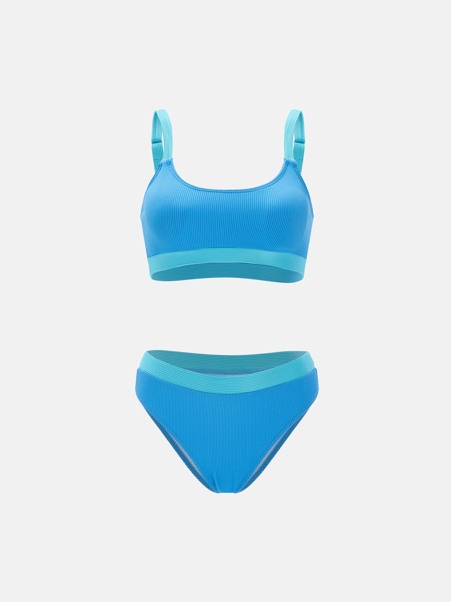 Conjunto de bikini con bloques de color