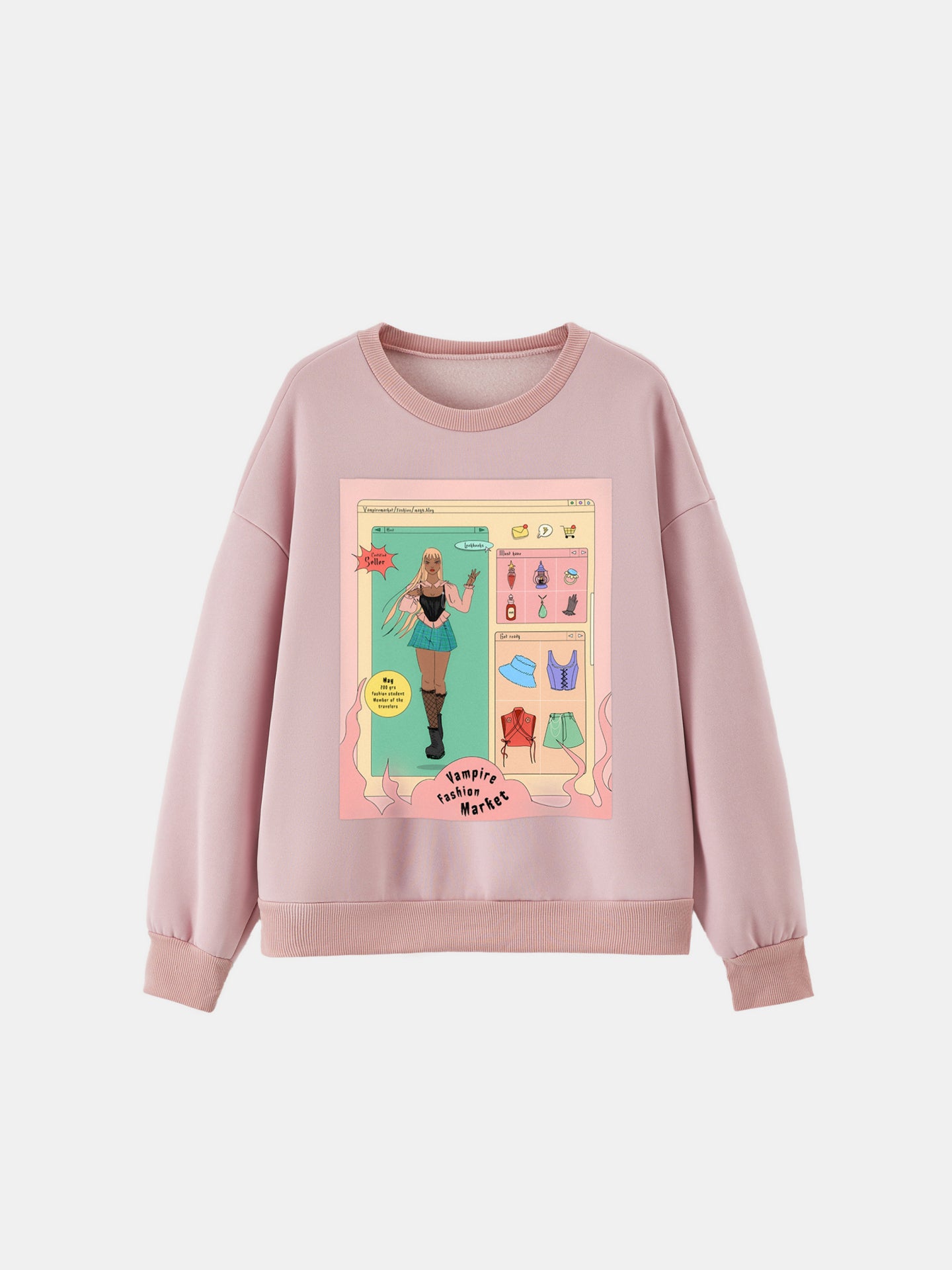 Sudadera estampada