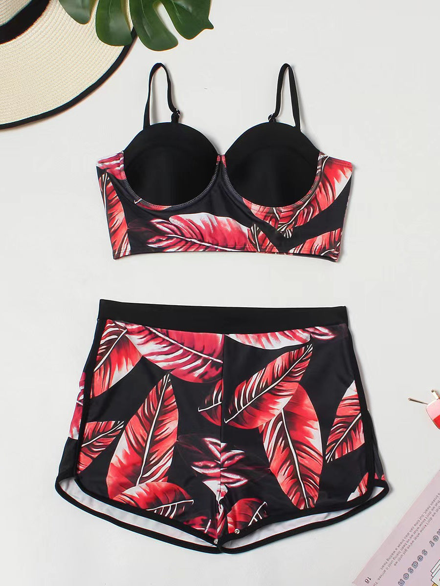 Conjunto de bikini estampado