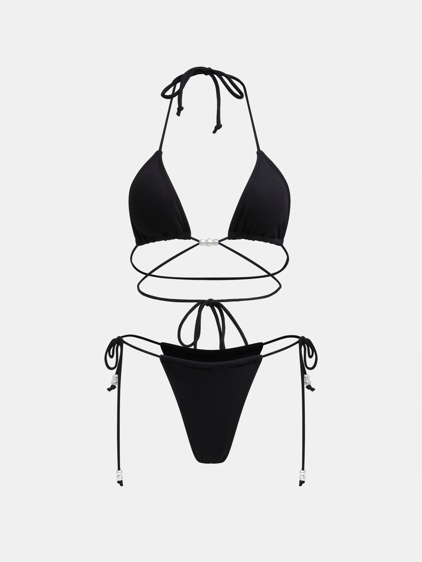 Conjunto de bikini anudado