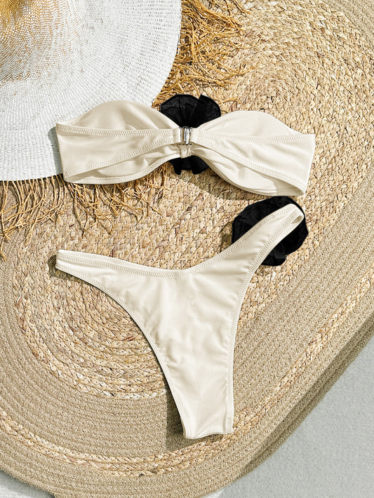 Conjunto de bikini con cinta